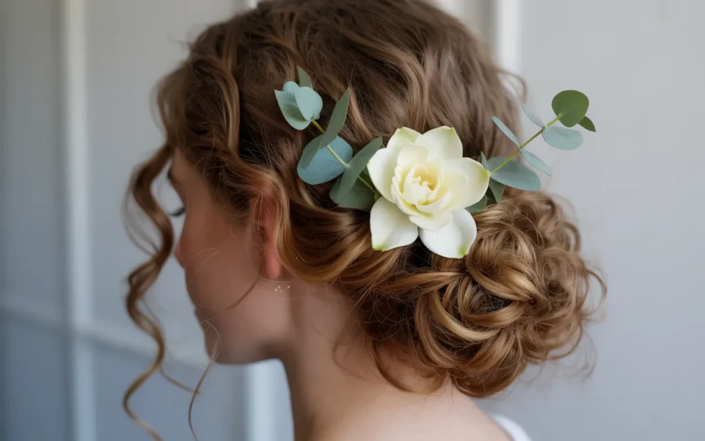 Flower Girl Hairstyles Curly Hair