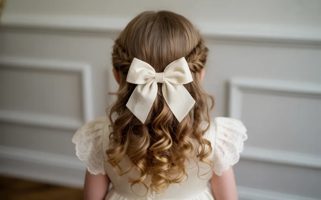 Flower Girl Hairstyles Curly Hair