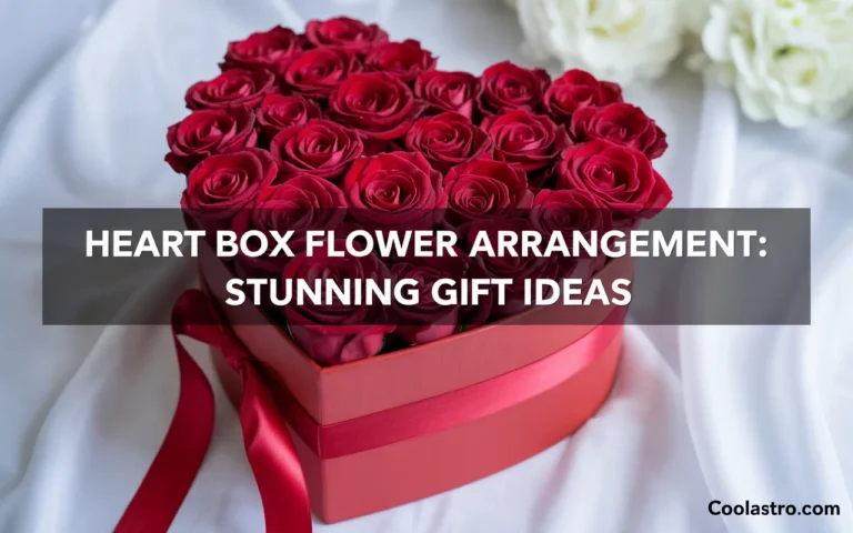 Heart Box Flower Arrangement