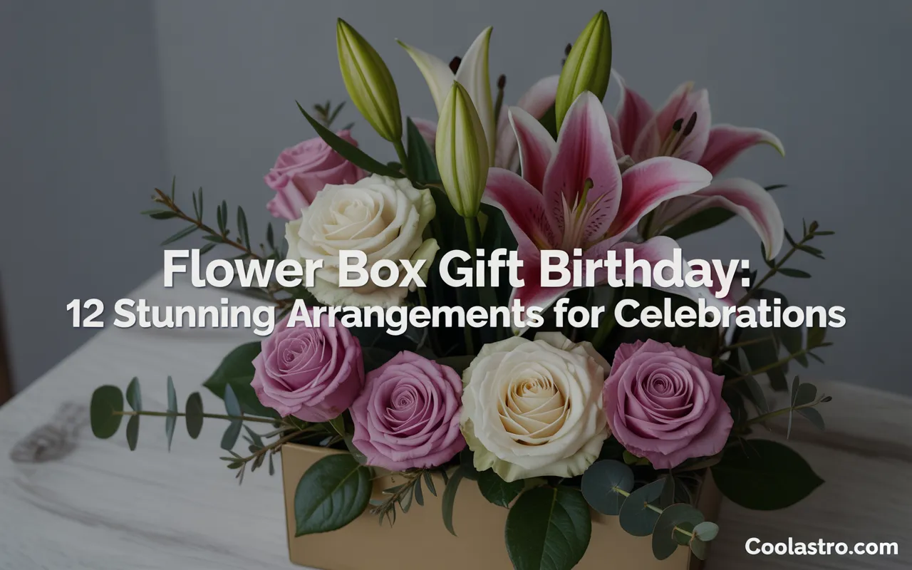 Flower Box Gift Birthday