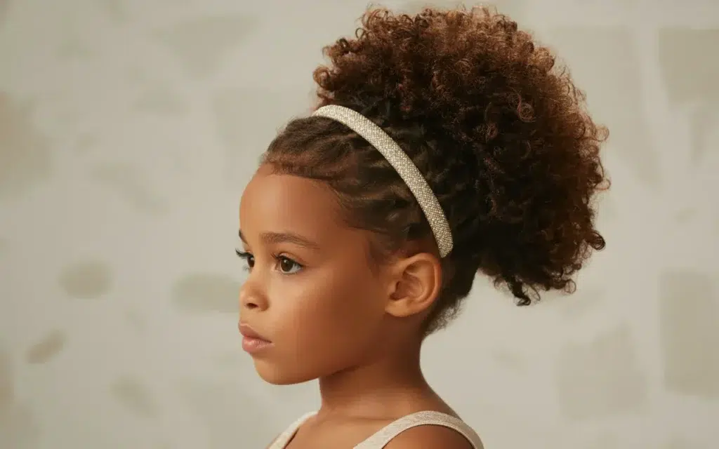 Flower Girl Hairstyles Curly Hair