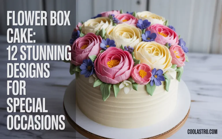 Flower Box Cake