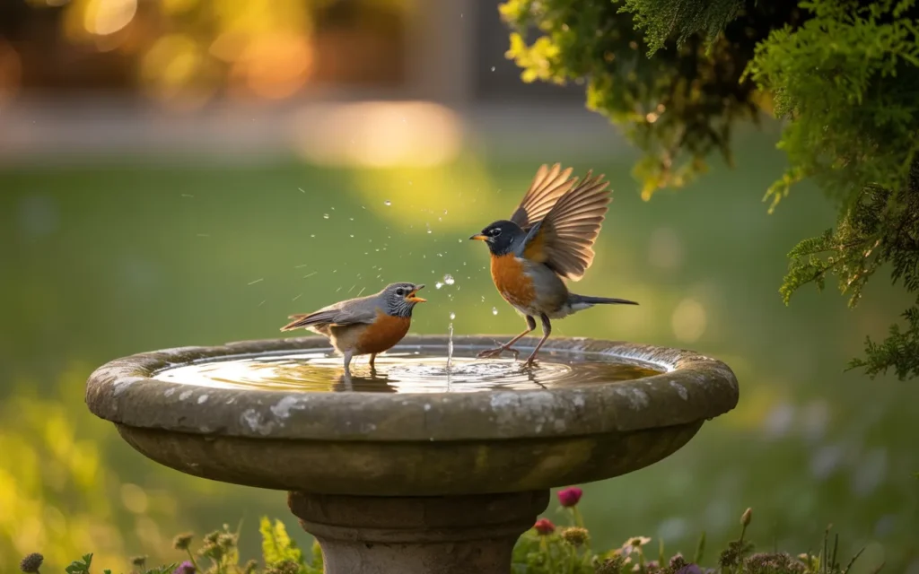 Three Birds Backyard