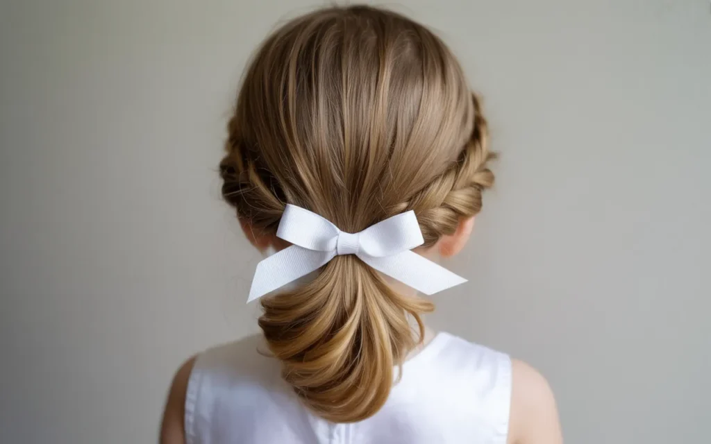 Simple Flower Girl Hairstyles