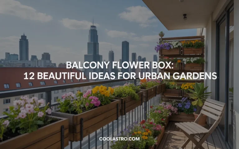 Balcony Flower Box