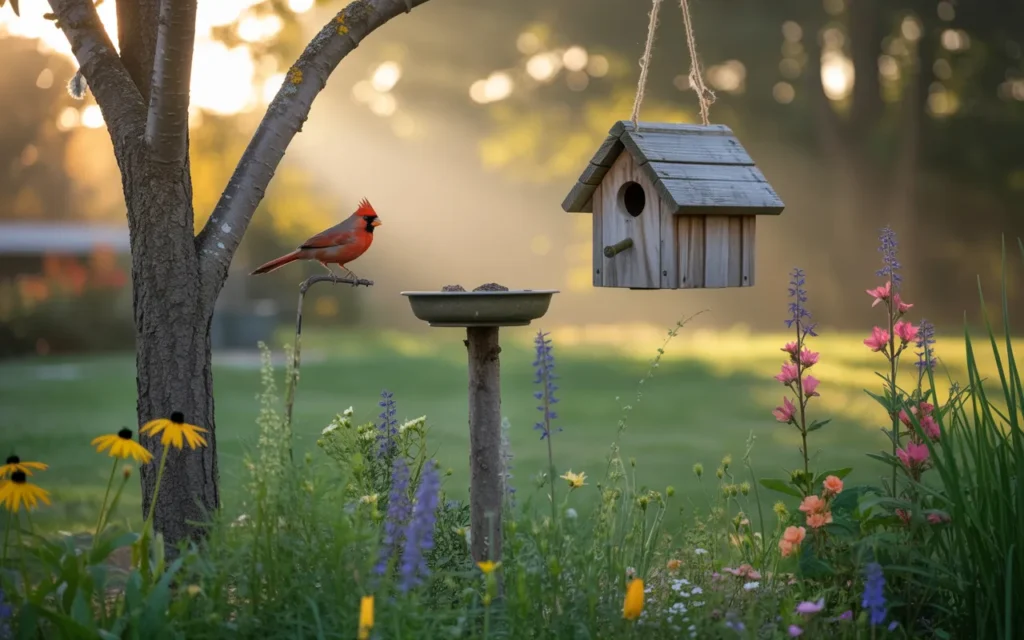 Three Birds Backyard