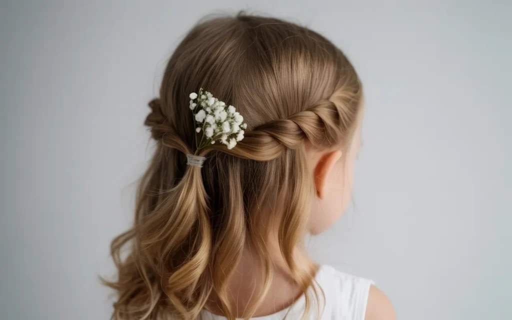Simple Flower Girl Hairstyles