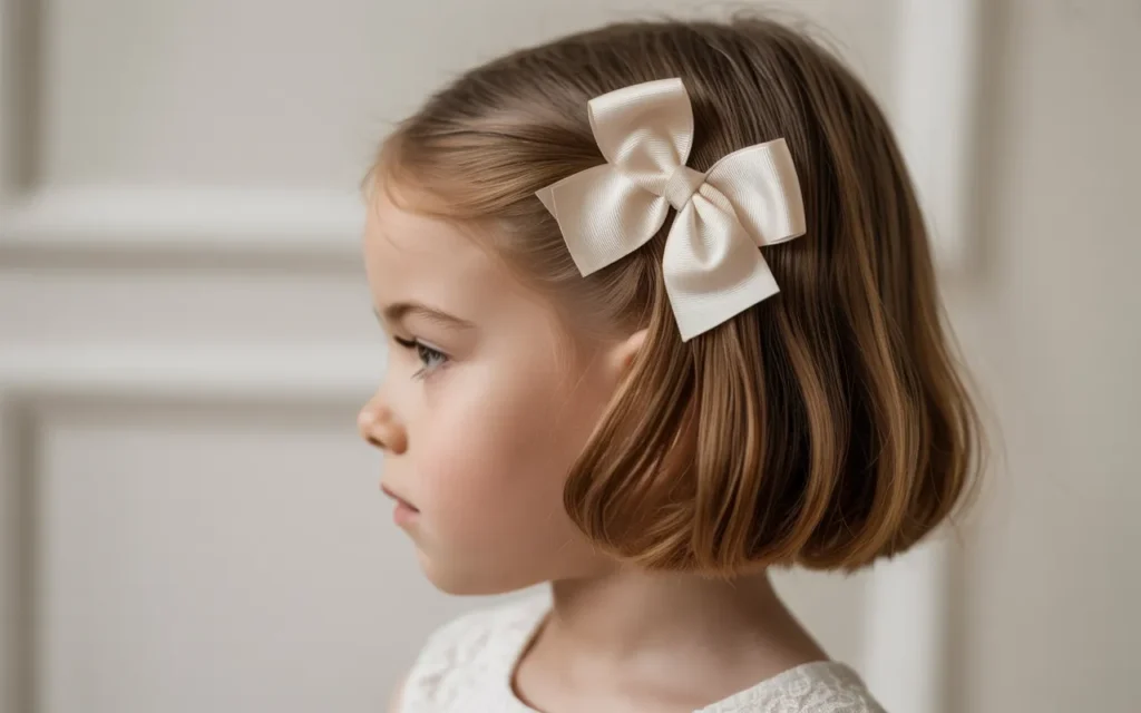 Simple Flower Girl Hairstyles