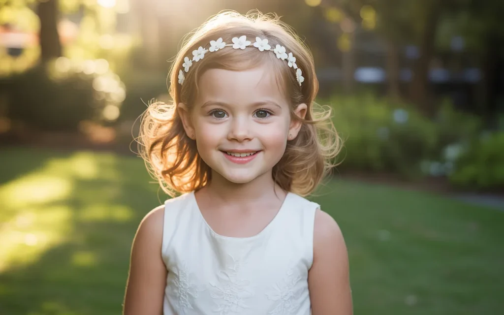 Simple Flower Girl Hairstyles