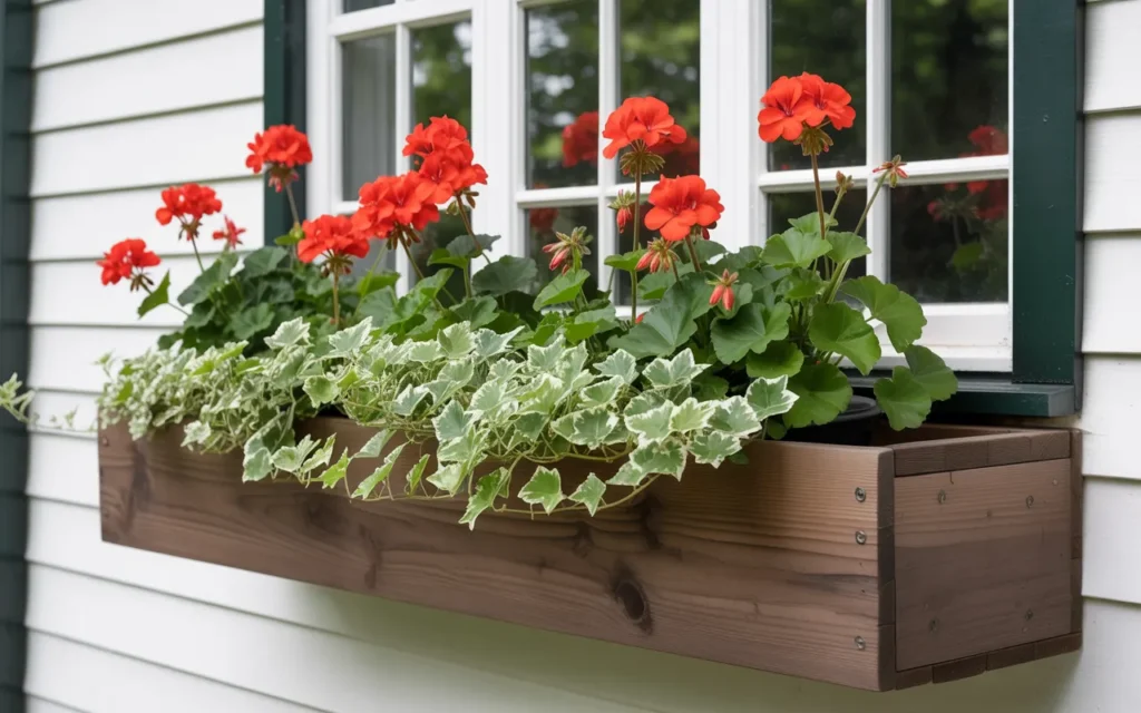 Wood Flower Box