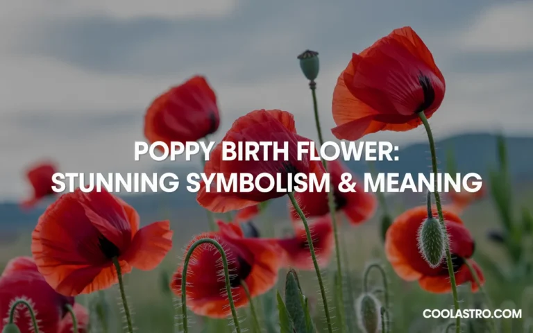 Poppy Birth Flower