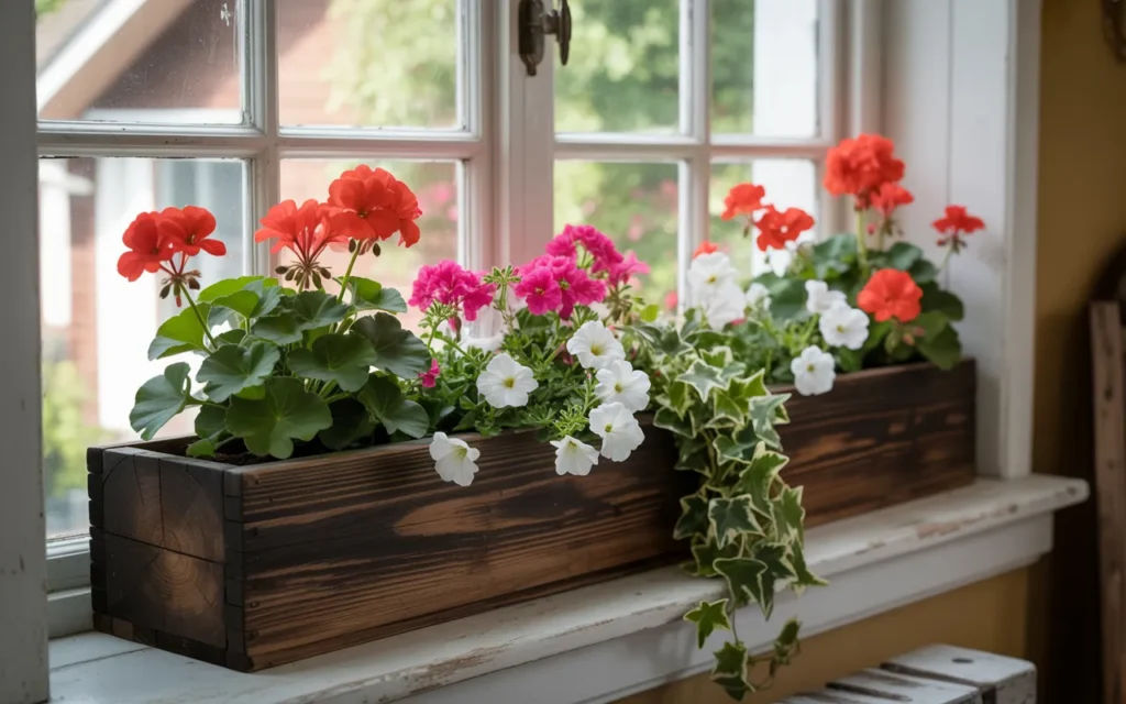 Wood Flower Box