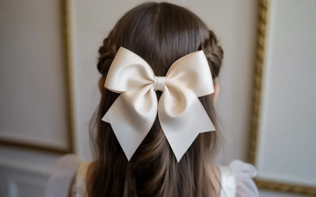 Flower Girl Hairstyles Half Up