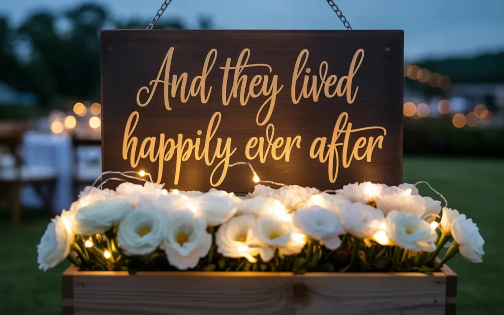 Wedding Flower Box Sign