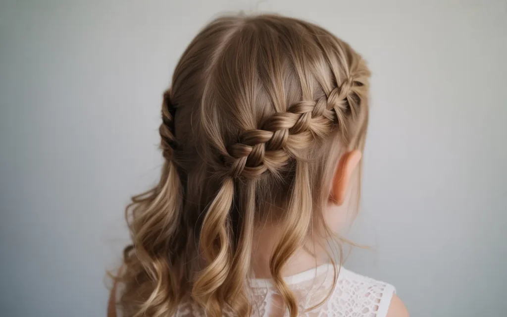 Flower Girl Hairstyles Half Up