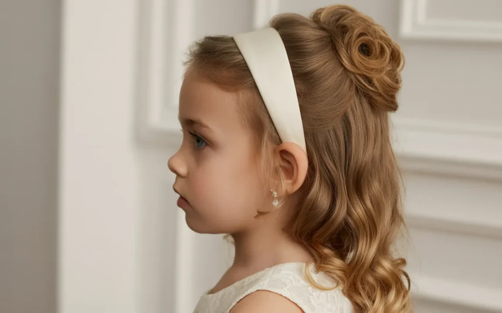 Flower Girl Hairstyles Half Up
