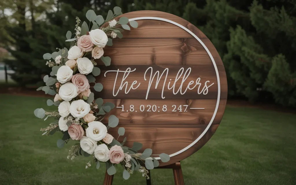 Wedding Flower Box Sign