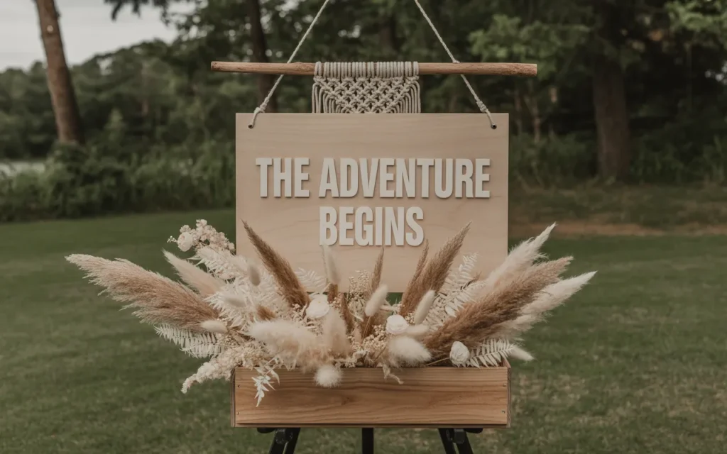 Wedding Flower Box Sign