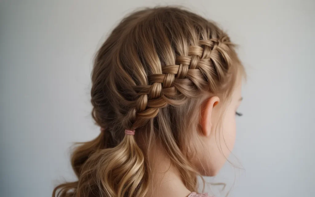 Flower Girl Hairstyles Half Up
