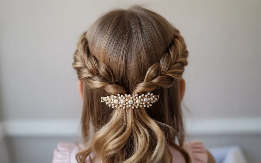 Flower Girl Hairstyles Half Up