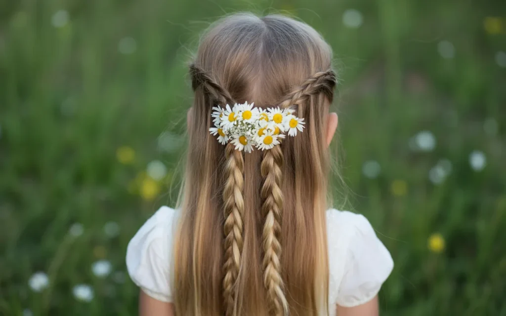 Flower Girl Hairstyles Half Up