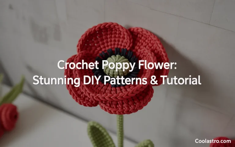 Crochet Poppy Flower