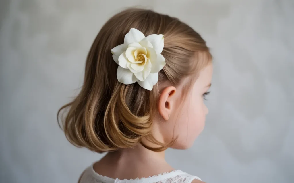 Flower Girl Hairstyles Short Hair