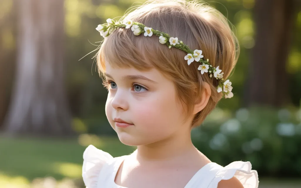 Flower Girl Hairstyles Short Hair