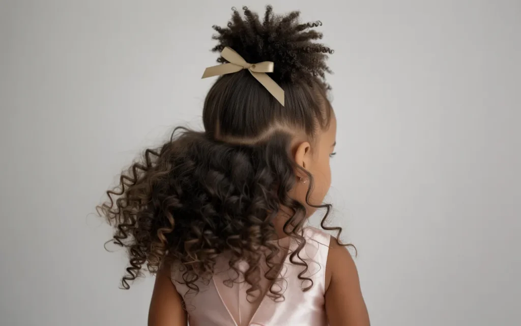 Black Flower Girl Hairstyles