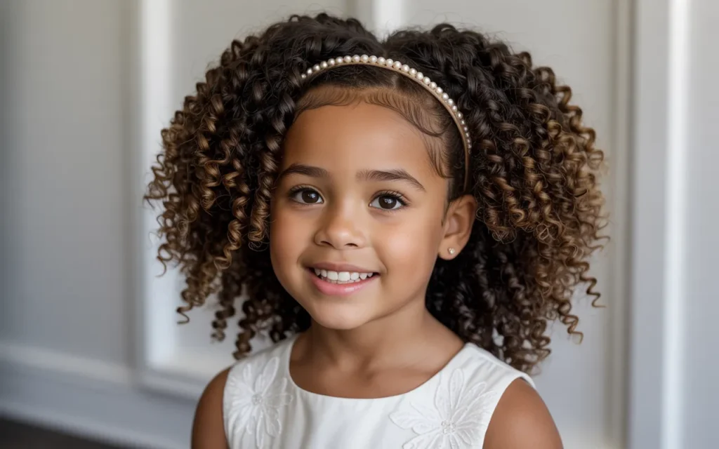 Black Flower Girl Hairstyles