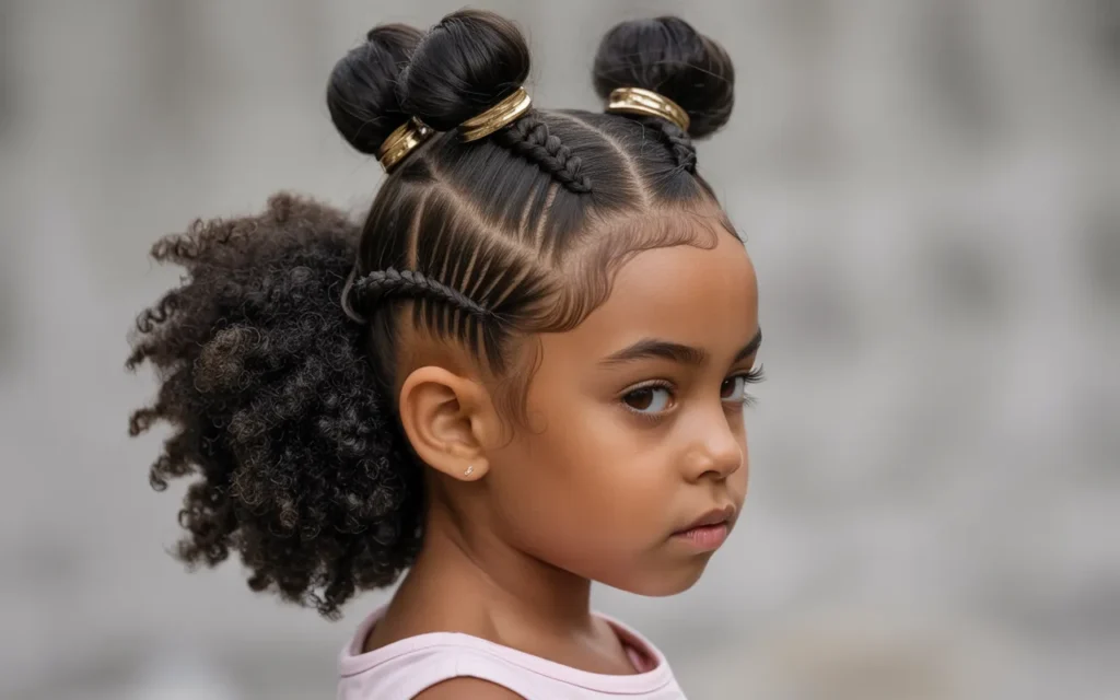 Black Flower Girl Hairstyles