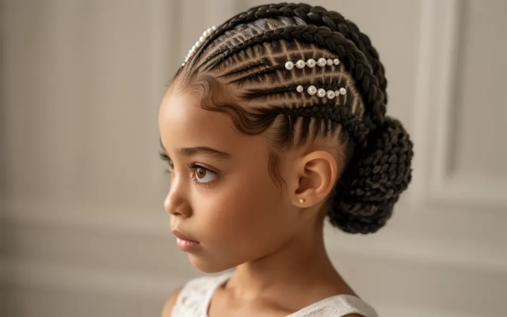 Black Flower Girl Hairstyles