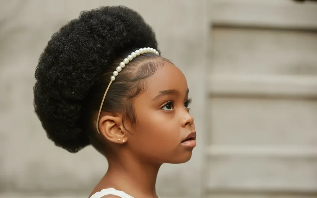 Black Flower Girl Hairstyles