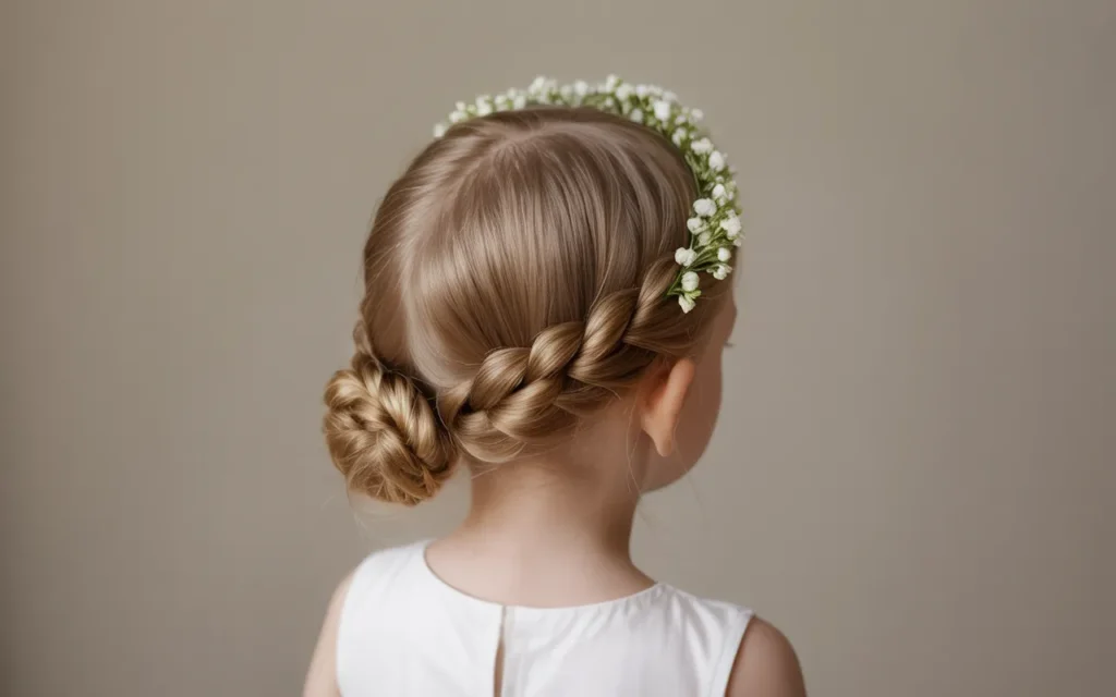 Flower Girl Hairstyles Updo