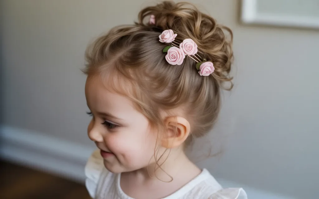 Flower Girl Hairstyles Updo