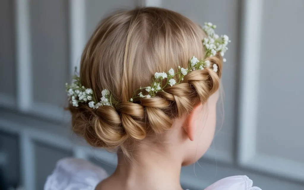 Flower Girl Hairstyles Updo