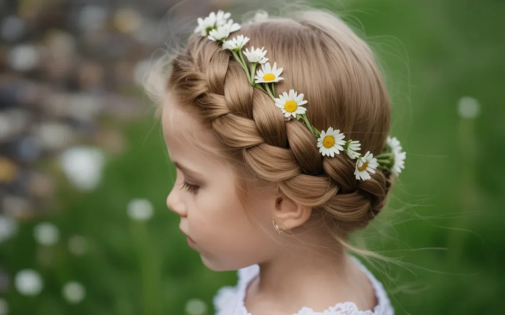 Flower Girl Hairstyles Updo