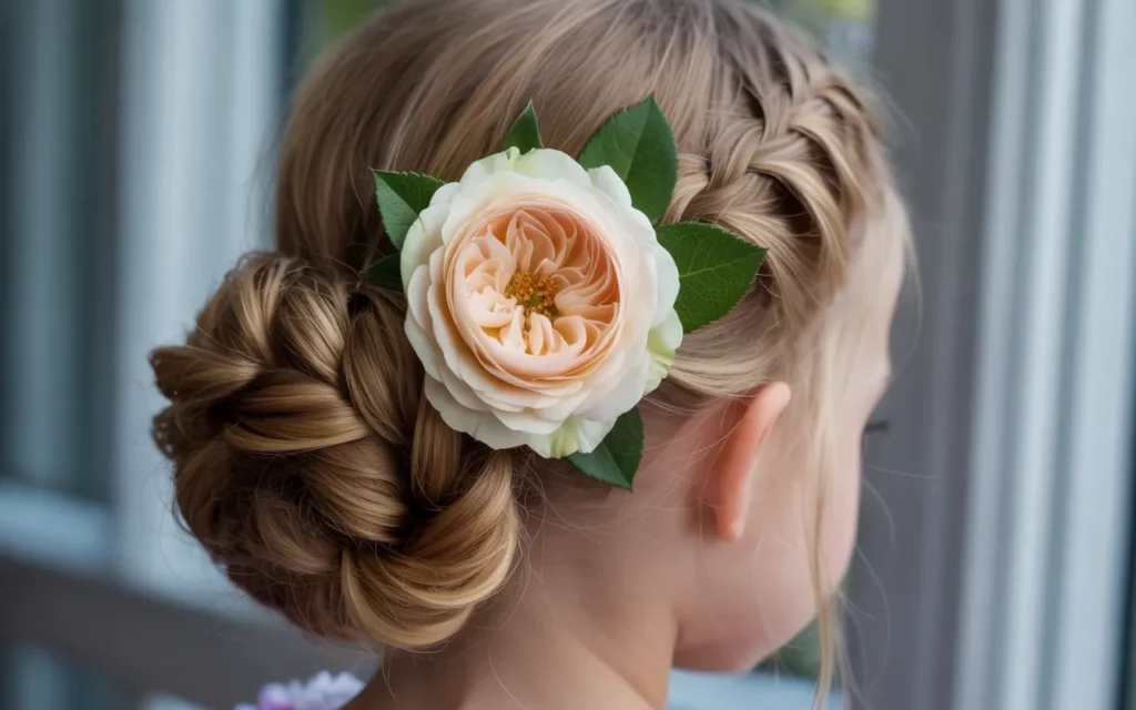 Flower Girl Hairstyles Updo