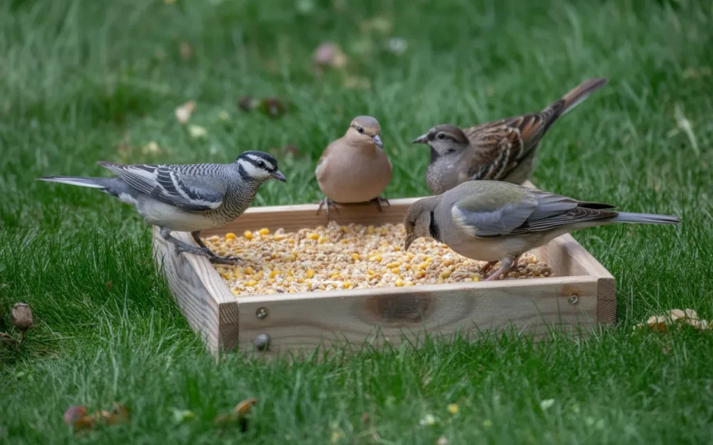 Backyard Birds Feeders