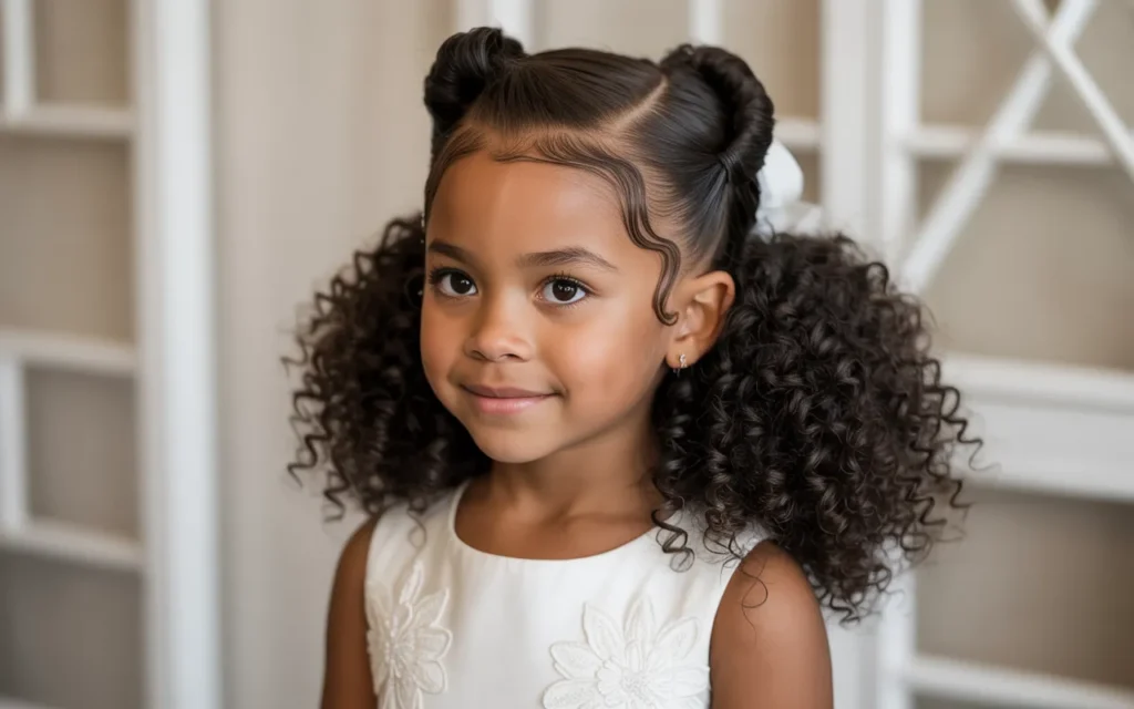 Flower Girl Hairstyles Black Kids