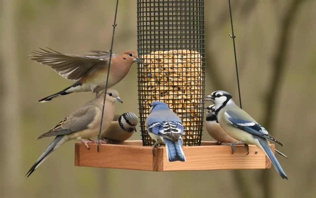 Backyard Birds Feeders