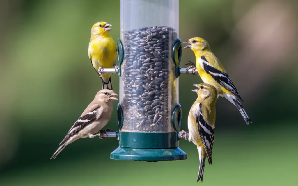 Backyard Birds Feeders