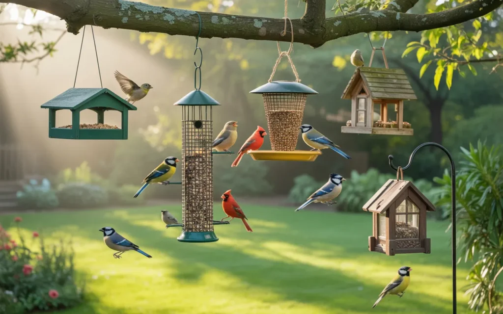 Backyard Birds Feeders