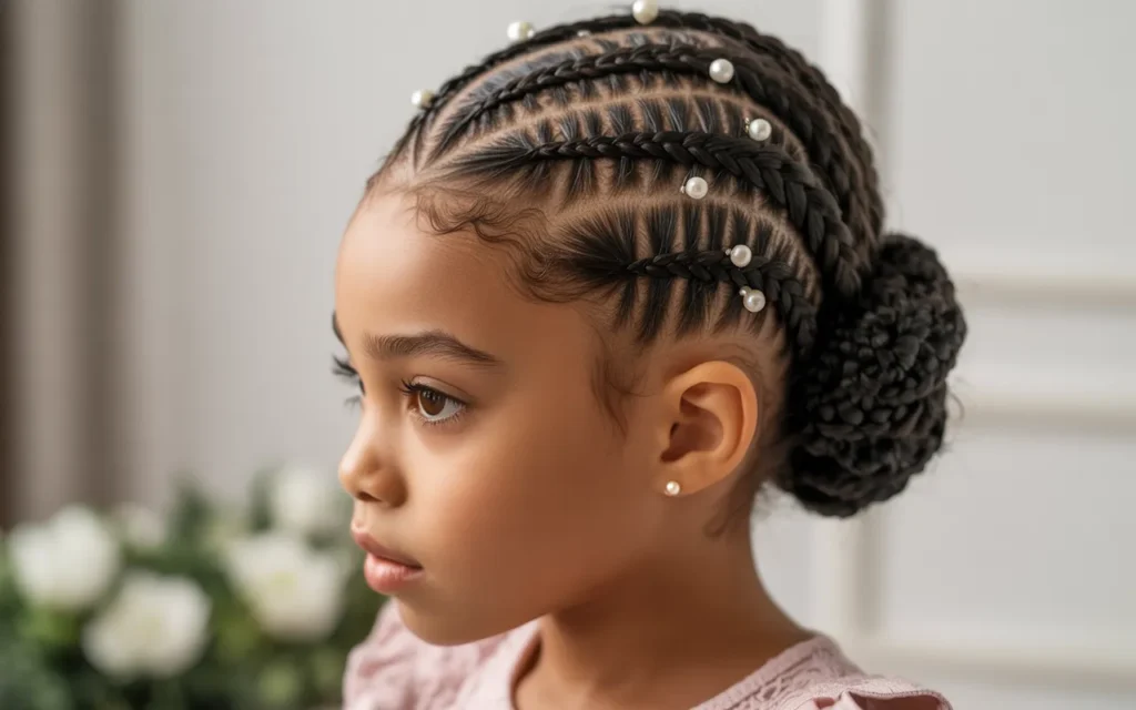Flower Girl Hairstyles Black Kids
