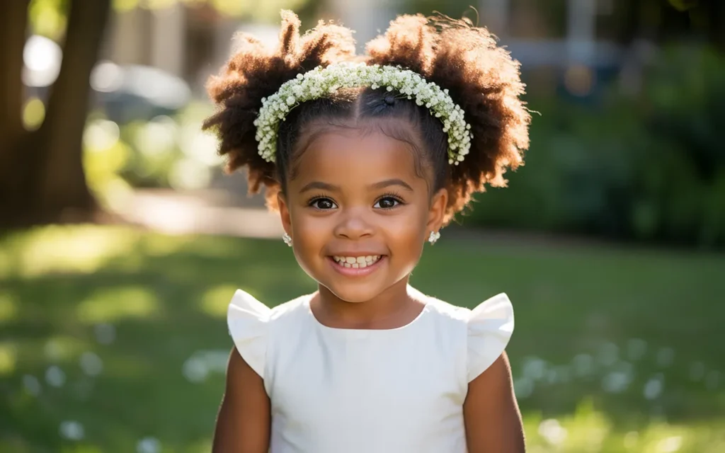 Flower Girl Hairstyles Black Kids