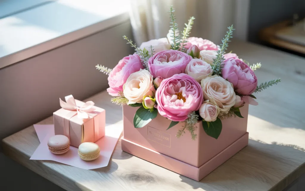 Flower Gift Box Idea