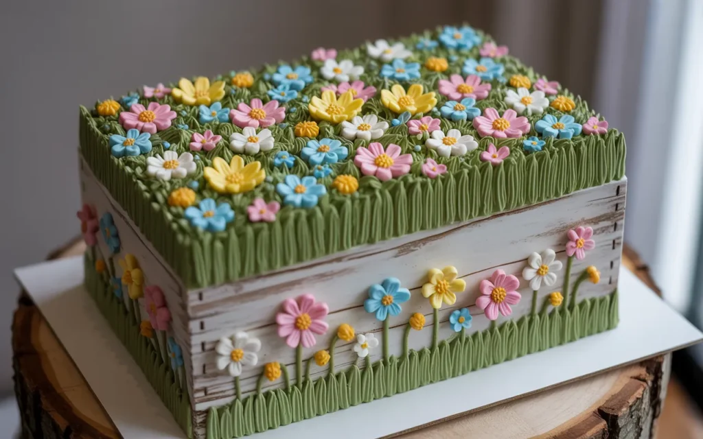 Flower Box Cake