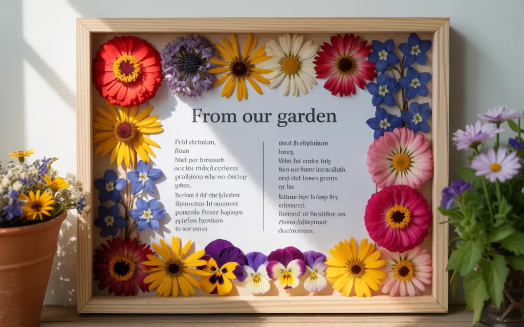 Flower Shadow Box Ideas