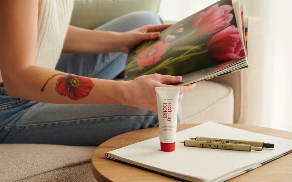 Poppy-Birth-Flower-Tattoo