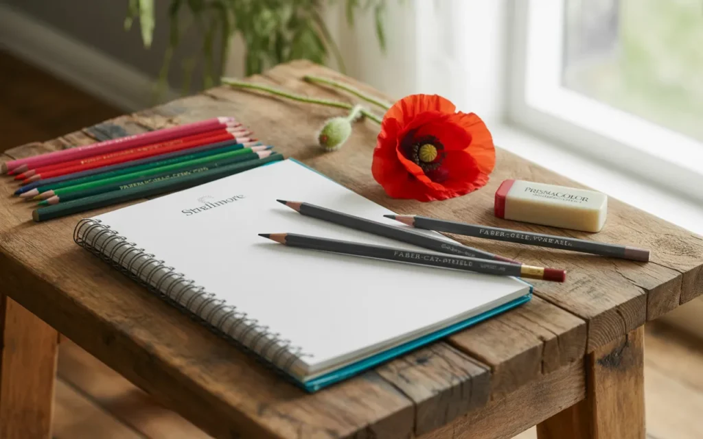 Poppy Flower Drawing